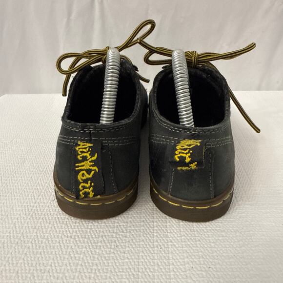 Dr Martens Shoes Womens Size 6 Black Leather Samira Lace Up Low Top Grunge - Picture 3 of 8